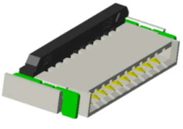 FPC P0.5 后锁 T=0.3mm