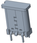 USB3.1，REC,24PIN,立式,SMT,外壳带