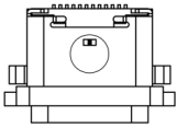 USB Type C,REC,SMT,with Cover DIP+SMT