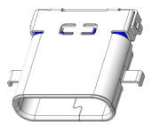 USB 3.1，C，REC,Sink, DIP,24Pin