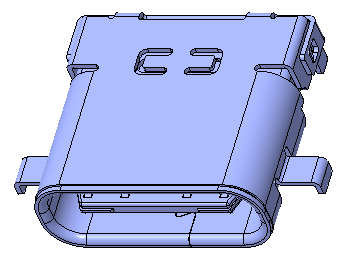 USB 3.1，C，REC,Sink, DIP,24Pin,双铁壳L8.60