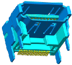 HDMI A/F  板端   PIN数 19   