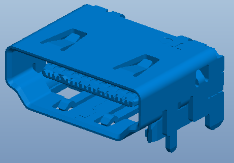  HDMI A/F  板端   PIN数 19