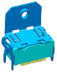  HDMI板上高度H=6.2mm，端子SMT